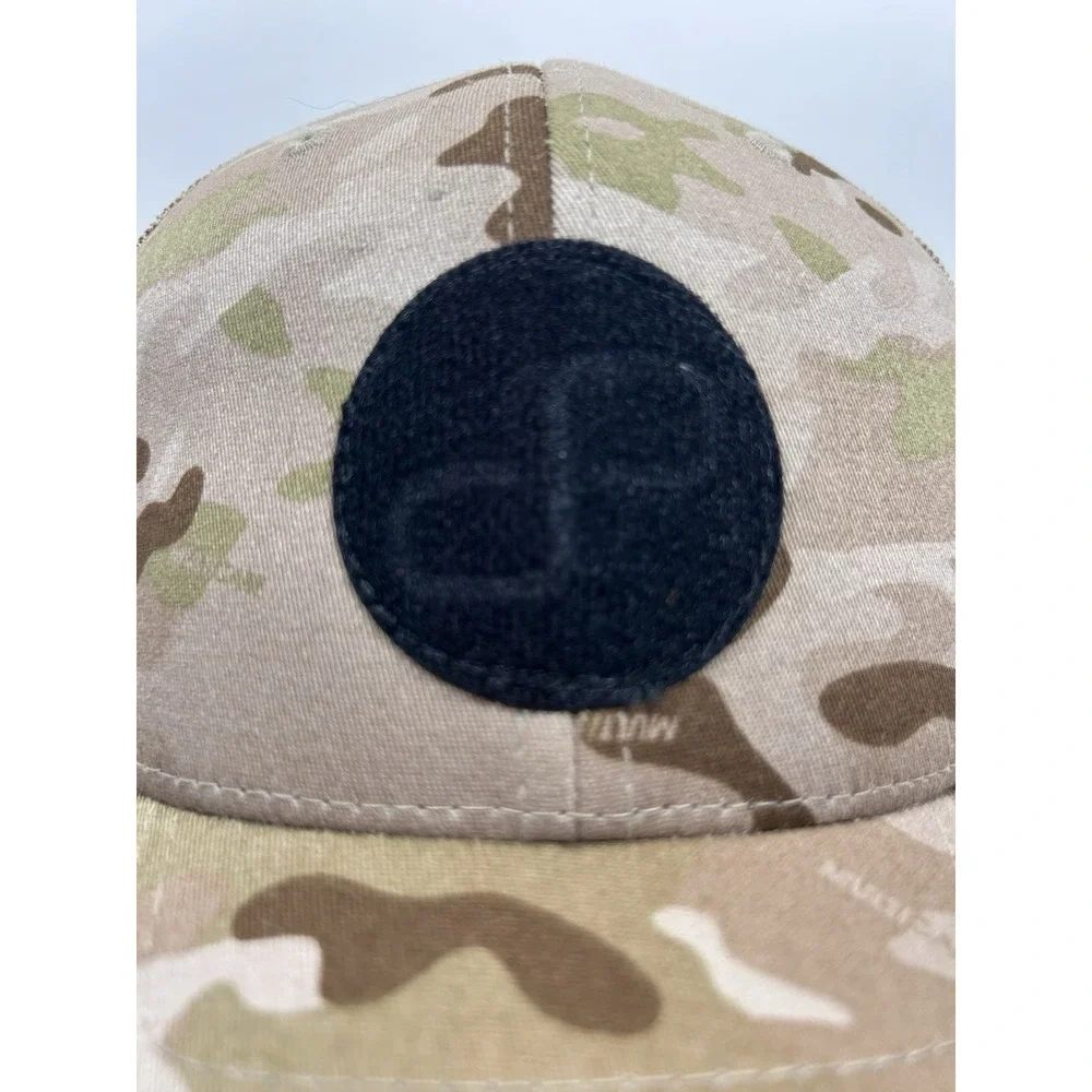 Patchd Desert Camo Snapback Hat Mesh Streetwear Tactical Outdoor Gorpcore
